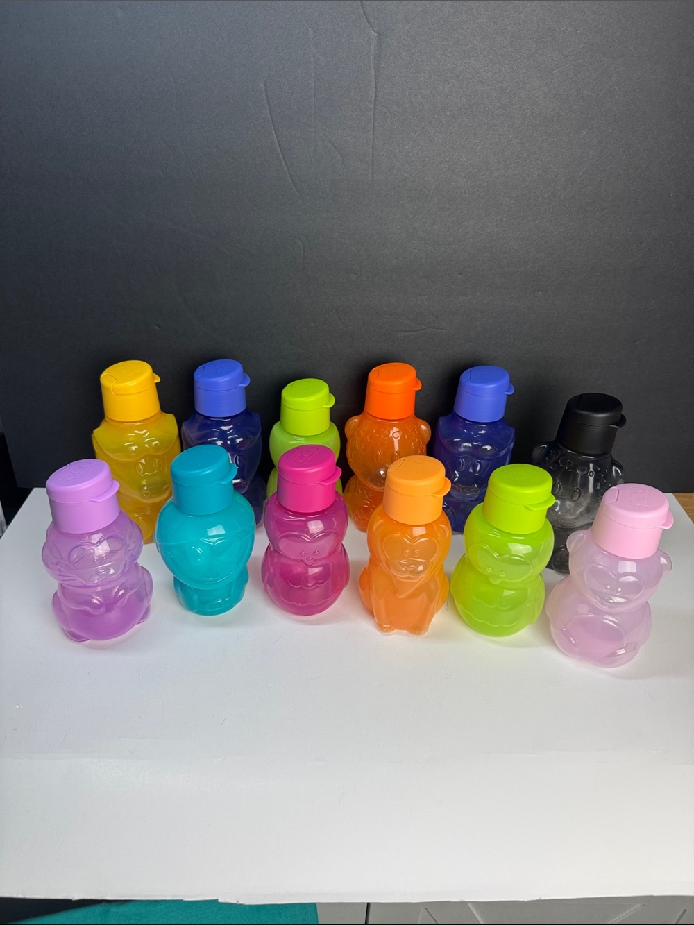 Tupperware Eco Animal Bottles lot of 12 New 350ml & 425ml New
